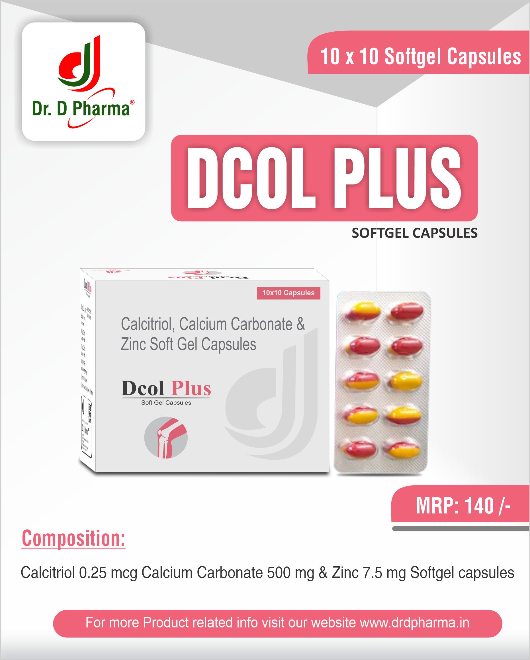 DCOL-PLUS Softgel Capsules